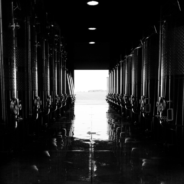 stainless steel vats Domaine de Terres Blanches